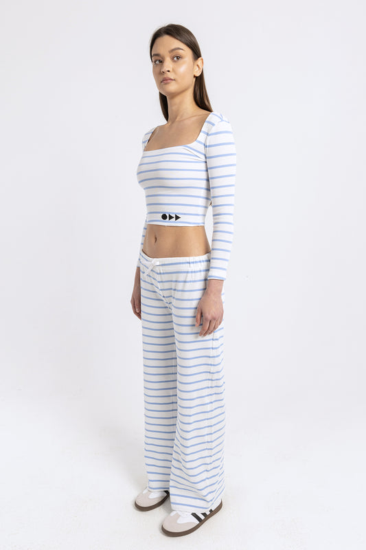 striped suit