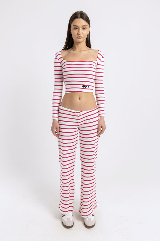 striped suit
