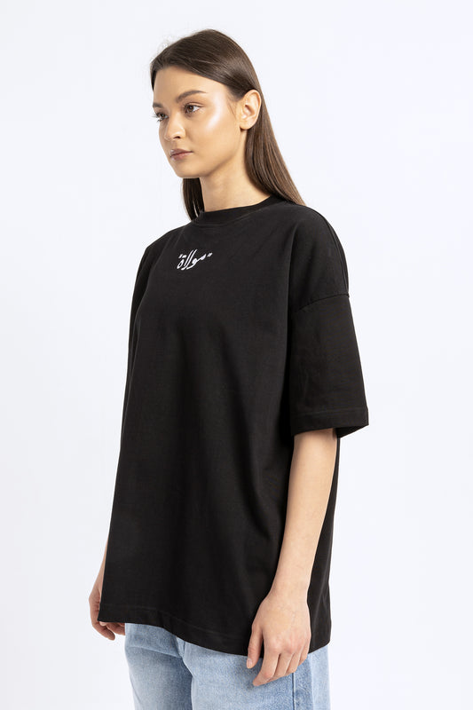 printed over size t-shirt - 7421