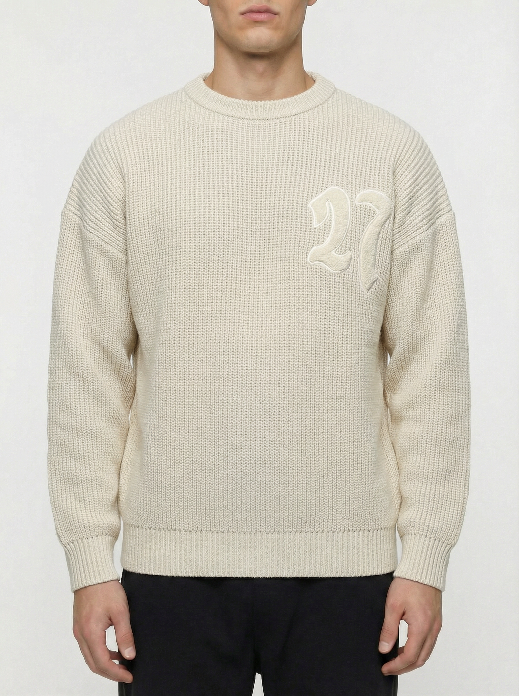 beige sweater