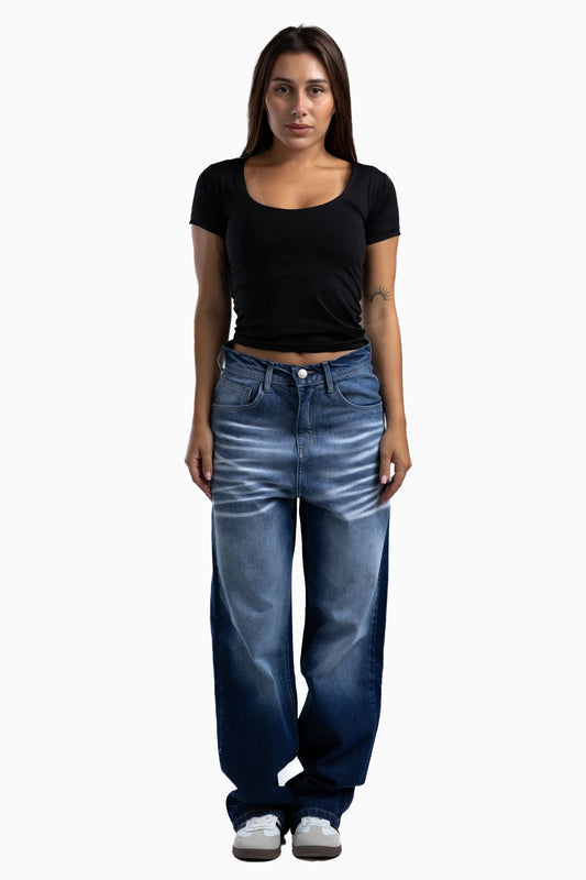 wide leg denim - 1169