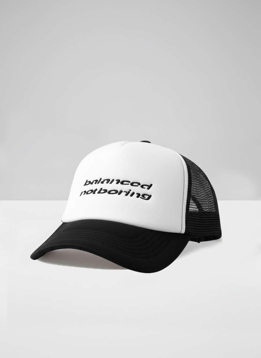 Balanced Not Boring Trucker Cap-32093