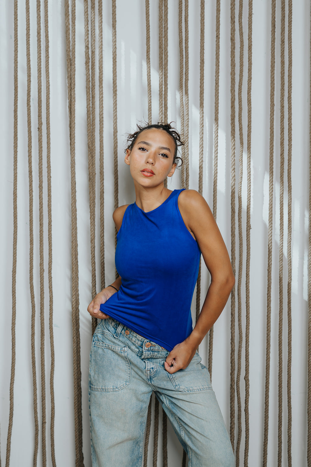 Basic Black Sleeveless Tank 77268