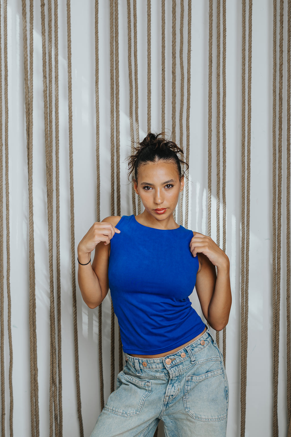 Basic Black Sleeveless Tank 77268