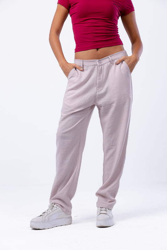 linen formal pant - 3273