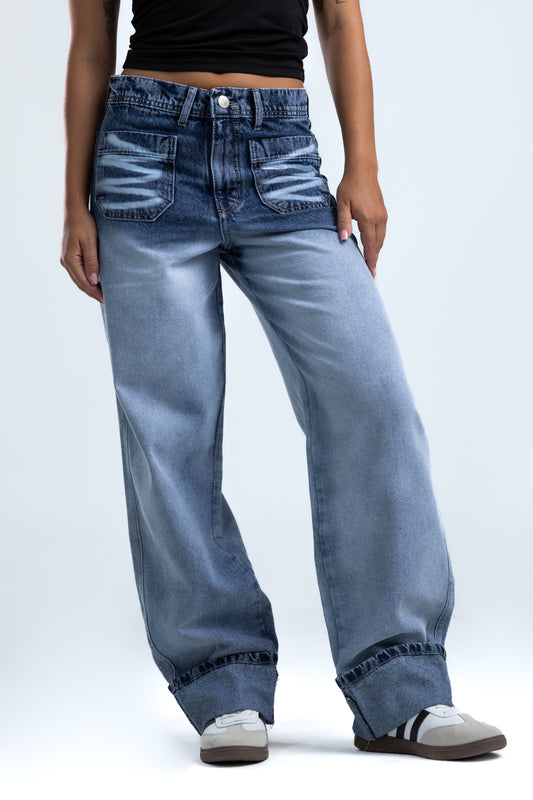 wide leg jeans-1307