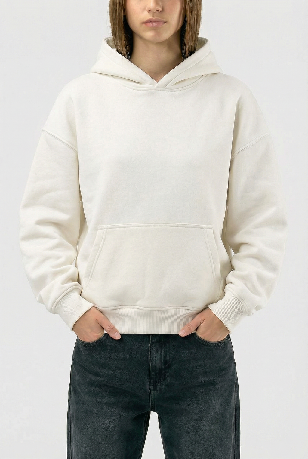Plain  hoodie 11641