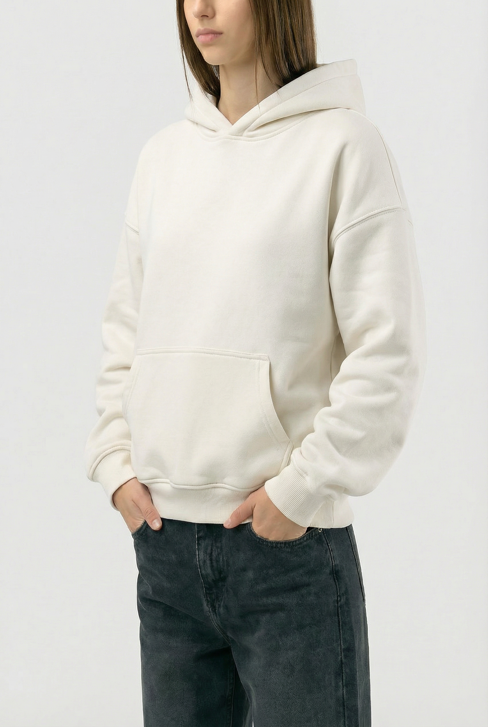 Plain  hoodie 11641
