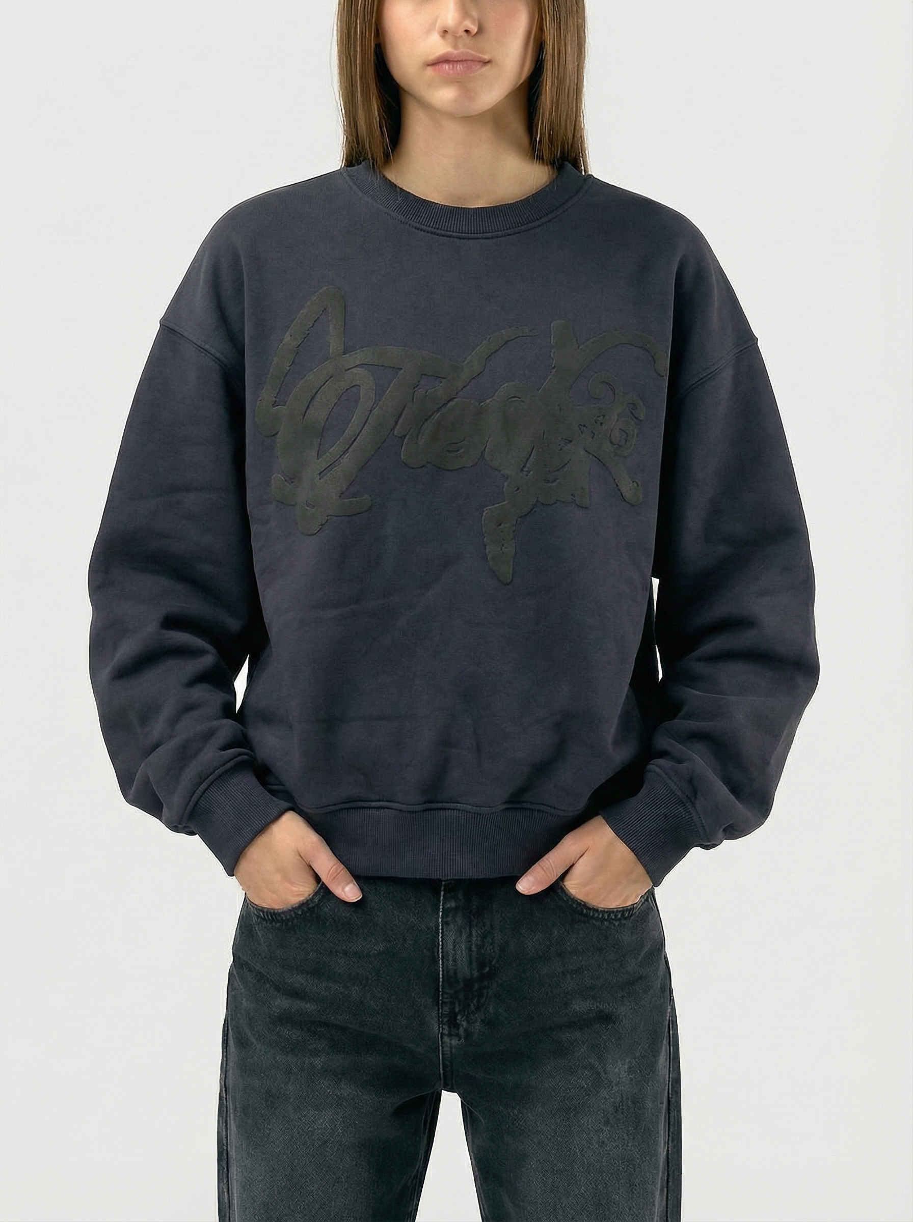 printed  crew neck 11553