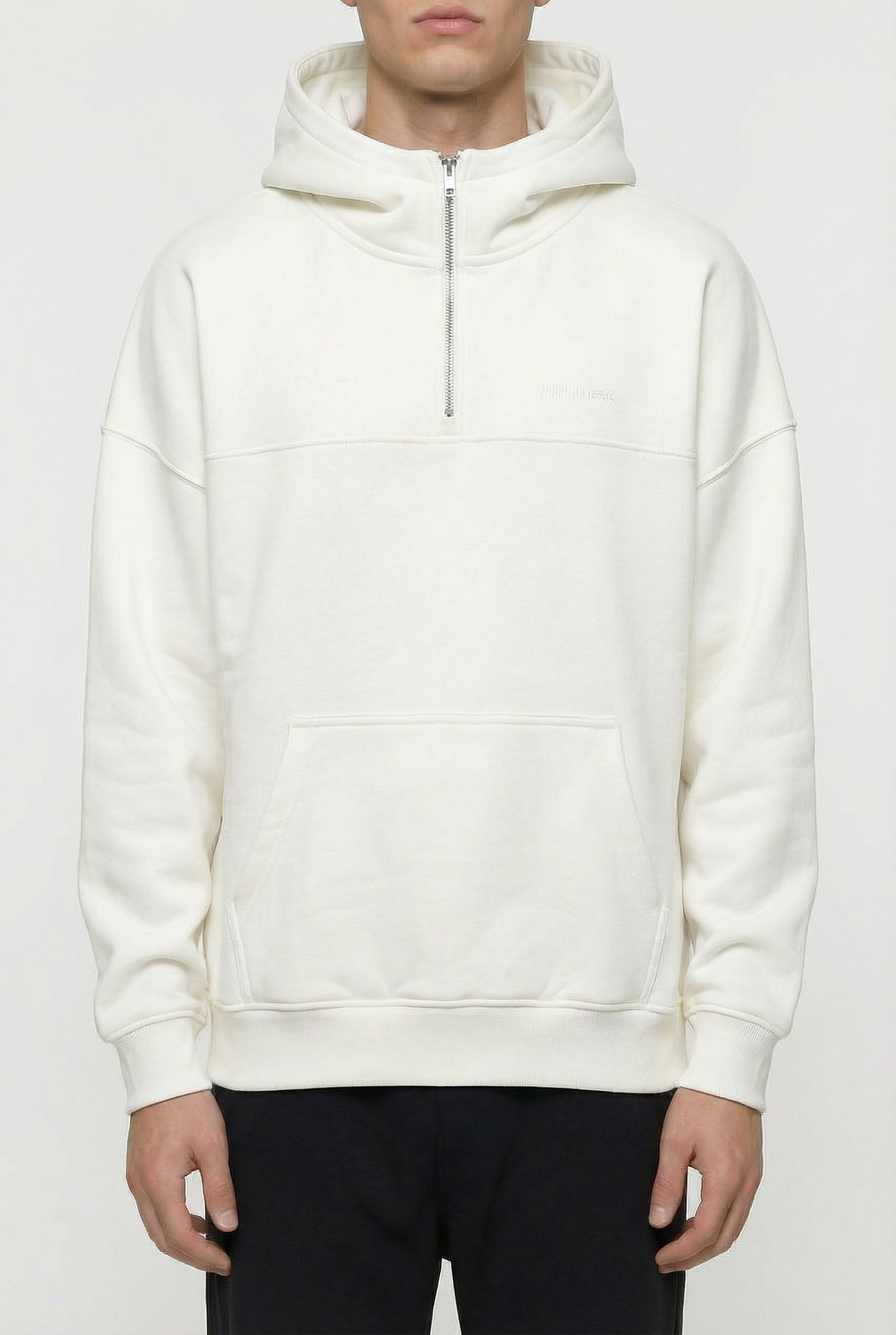 Of White Half-Zip Hoodie