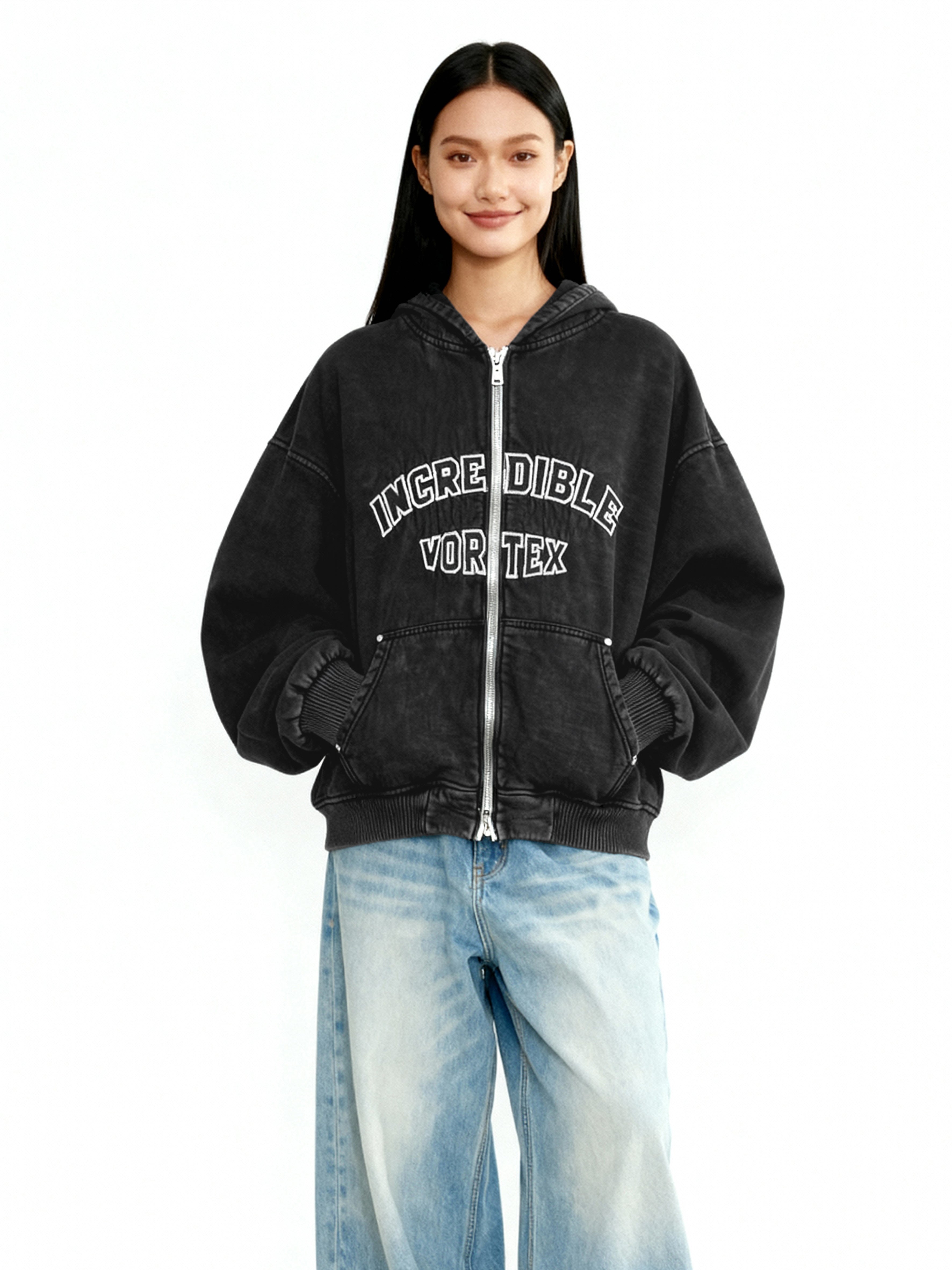 Zip-Up Hoodie 13188