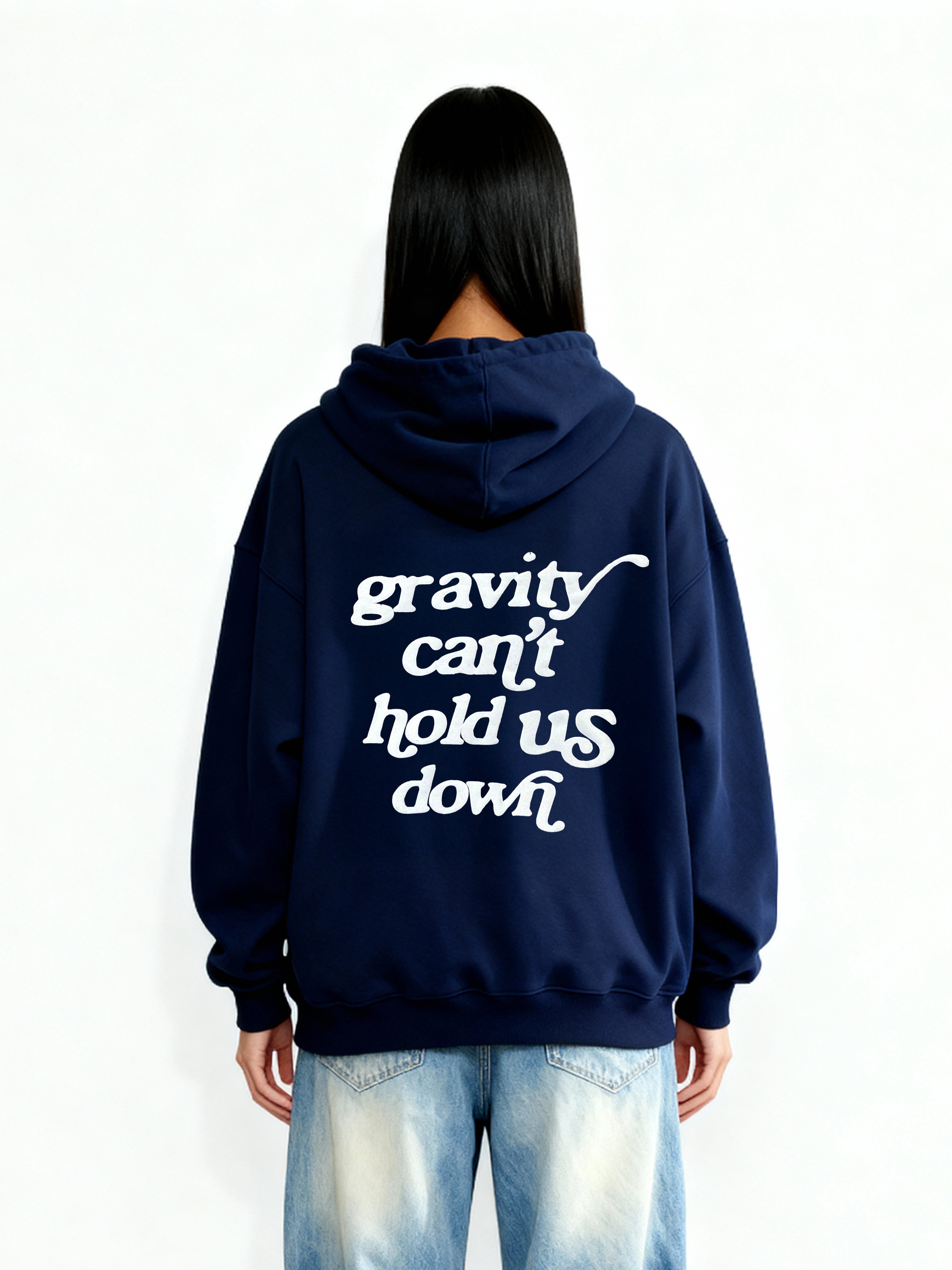 Navy blue hoodie