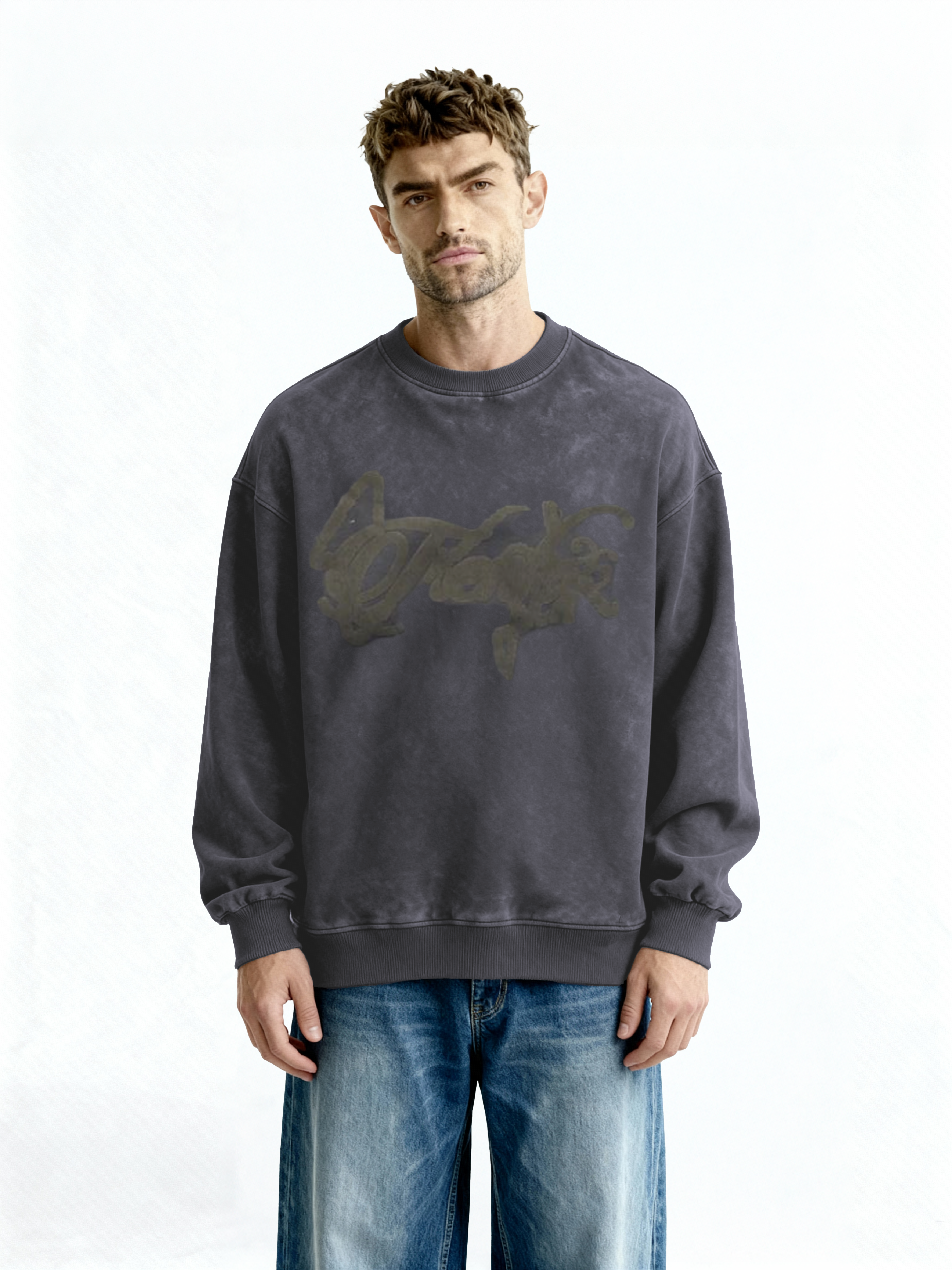 printed  crew neck 11553