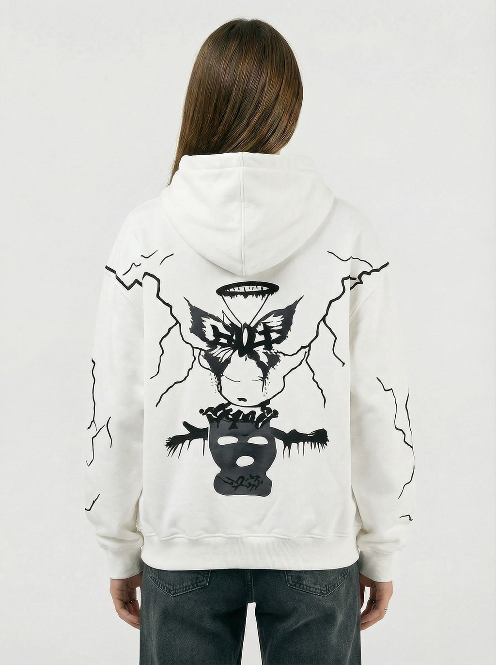 printed  hoodie 11573