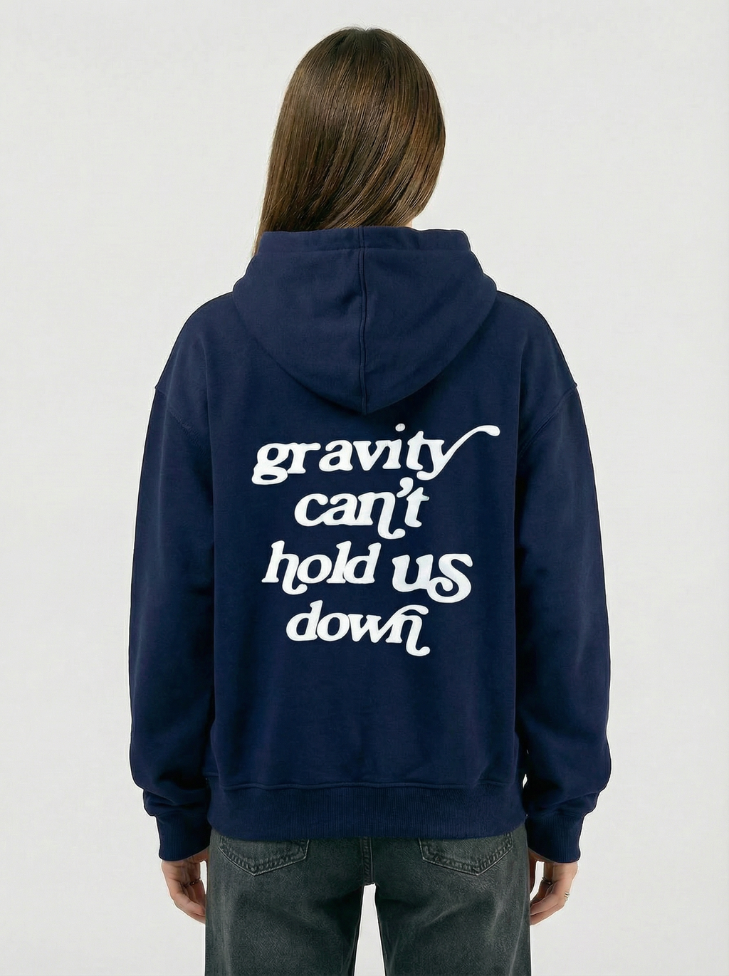 Navy blue hoodie