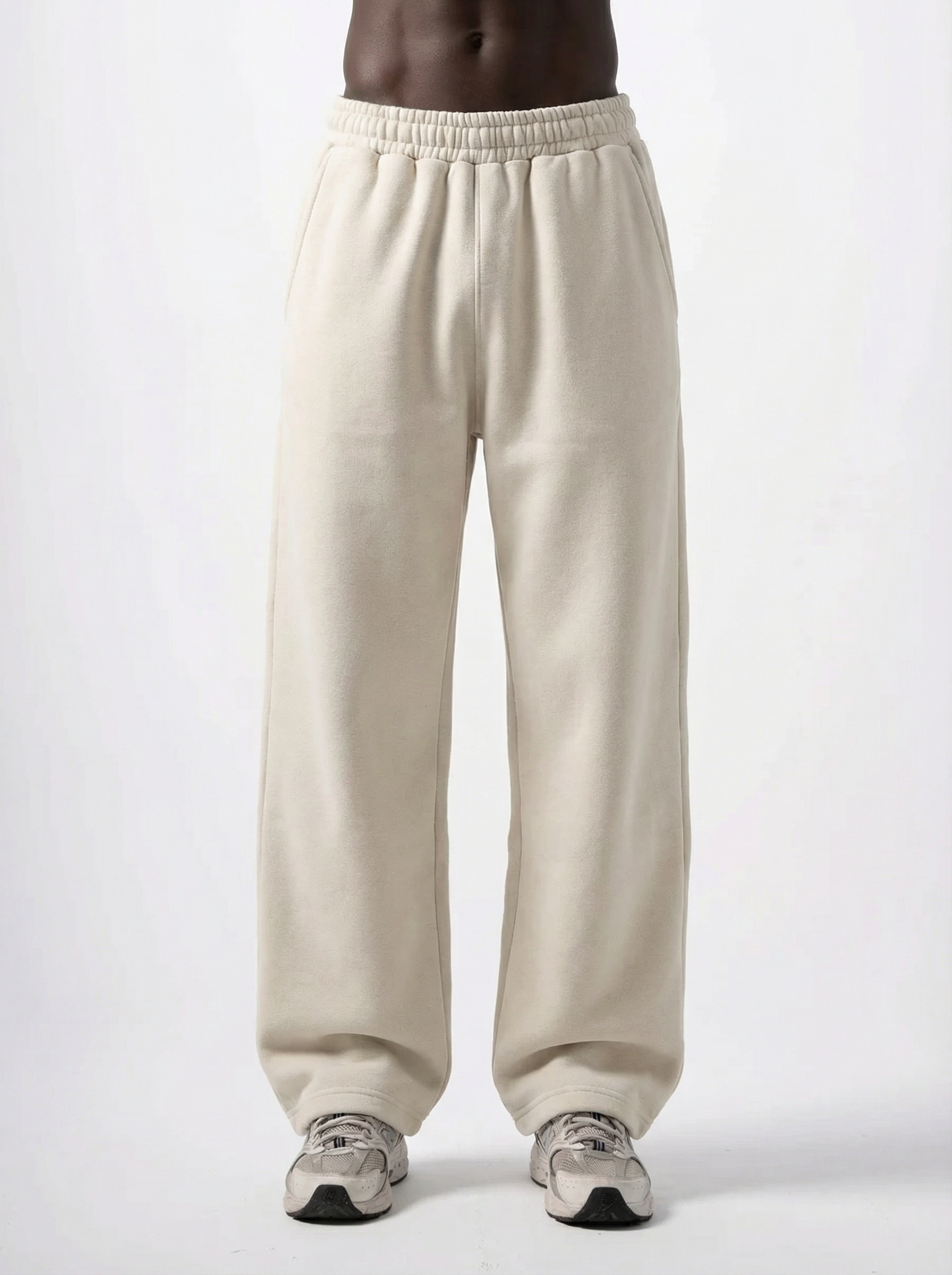 beige  sweat pants 3139