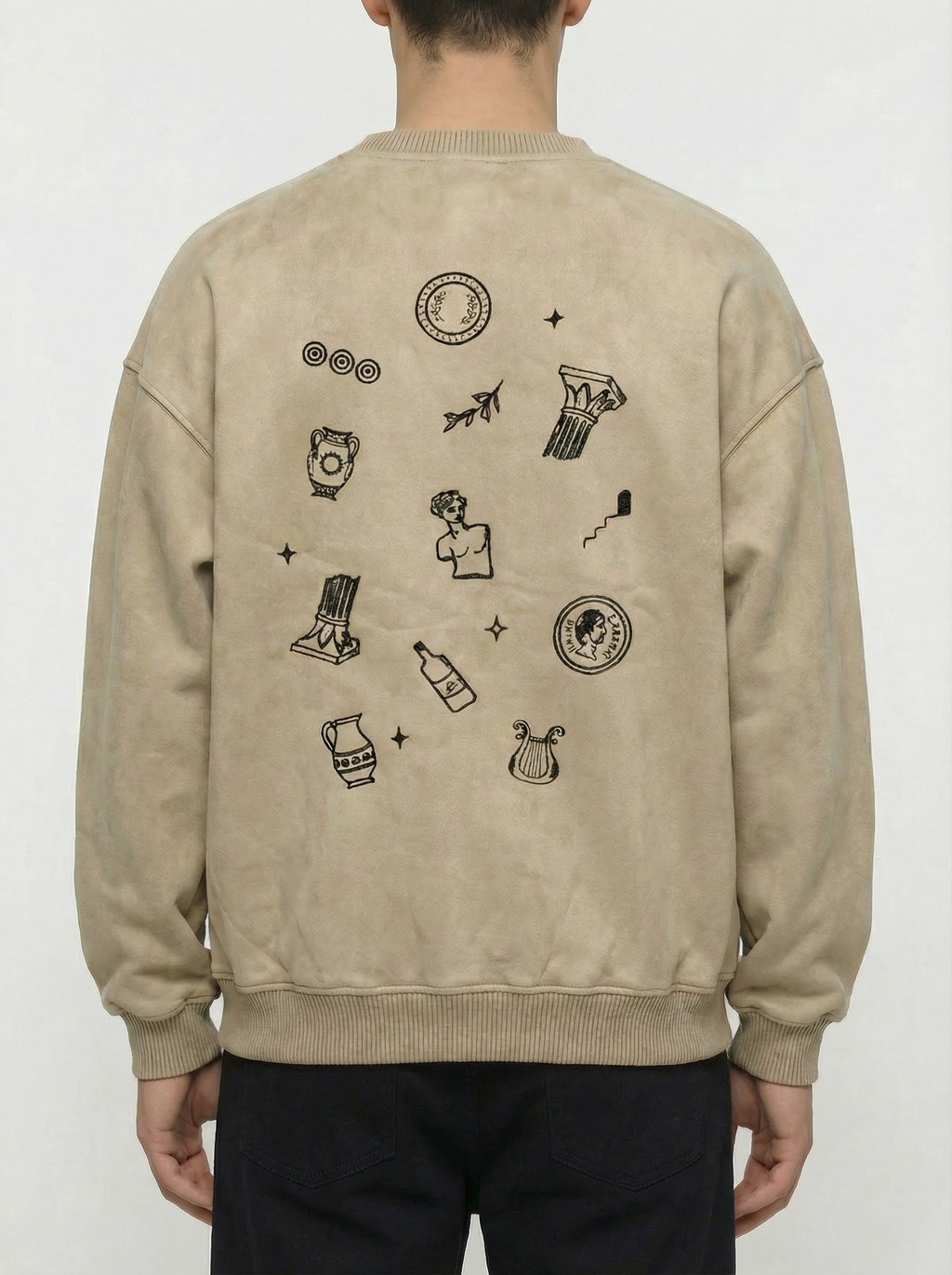 printed  crew neck 11240