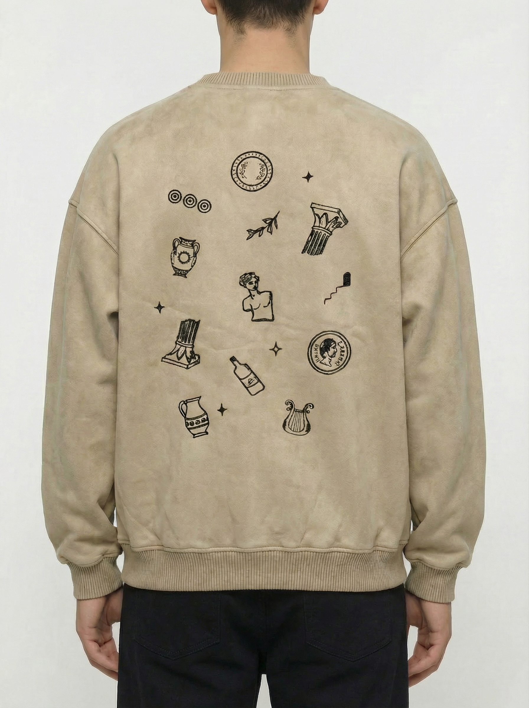 printed  crew neck 11240