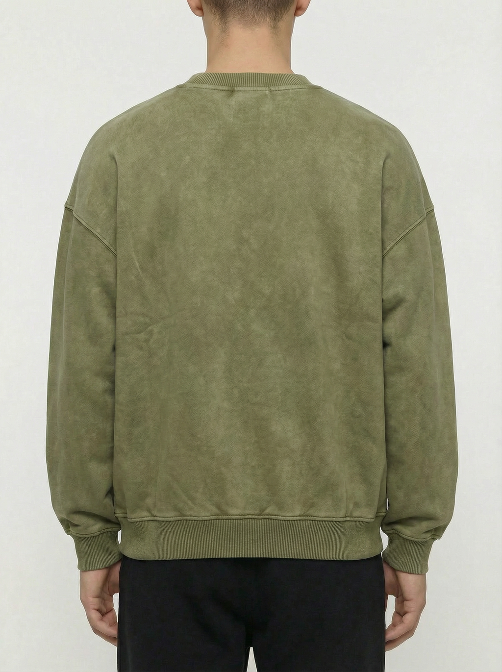 olive crew neck 11305