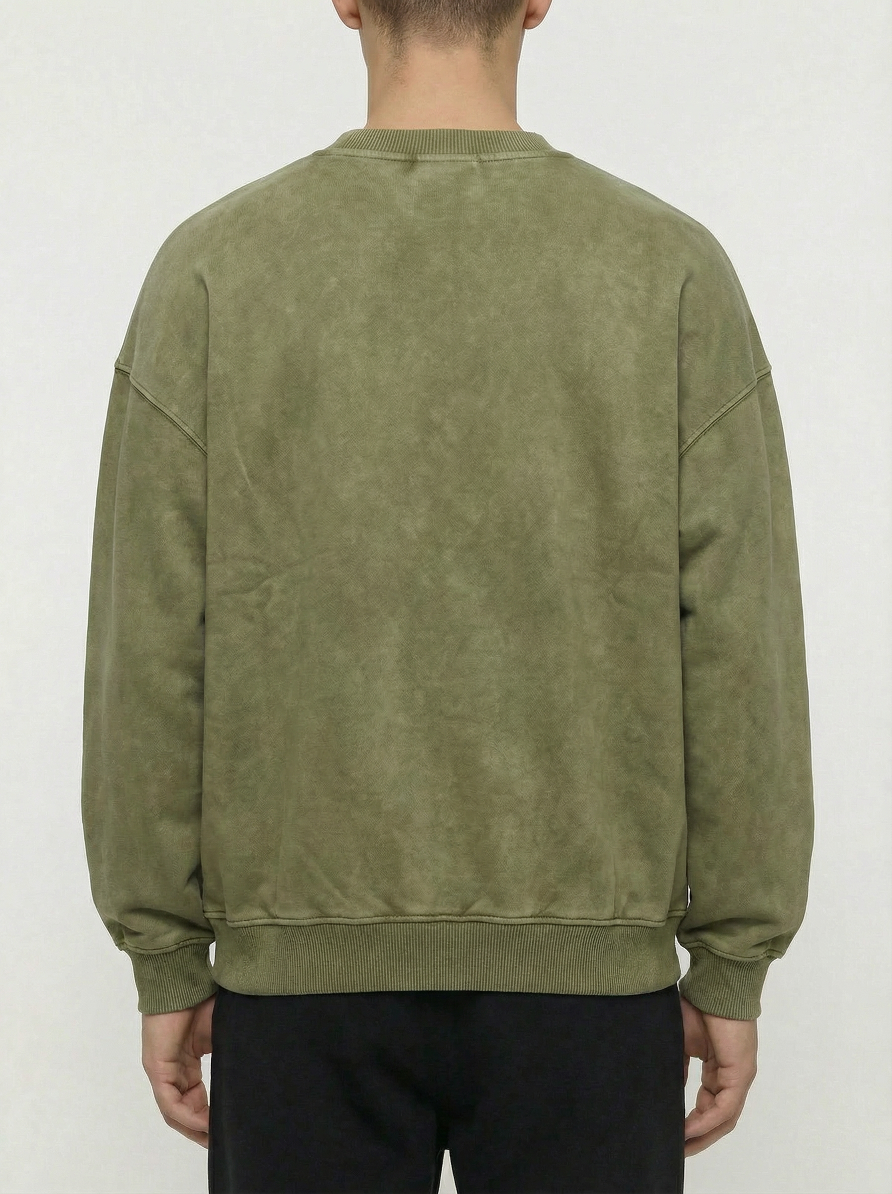 olive crew neck 11305