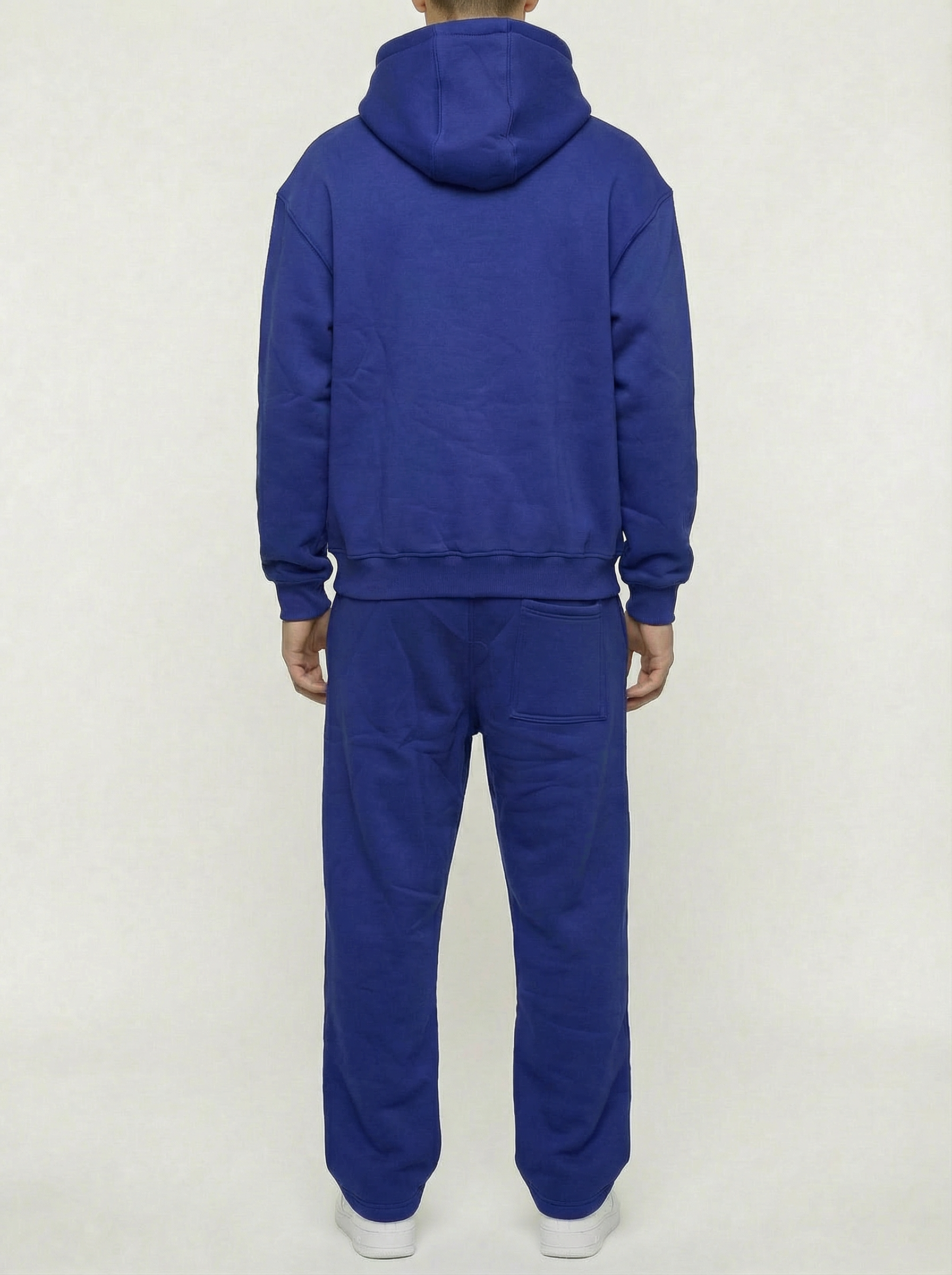 Blue Logo Hoodie & Sweatpants Set