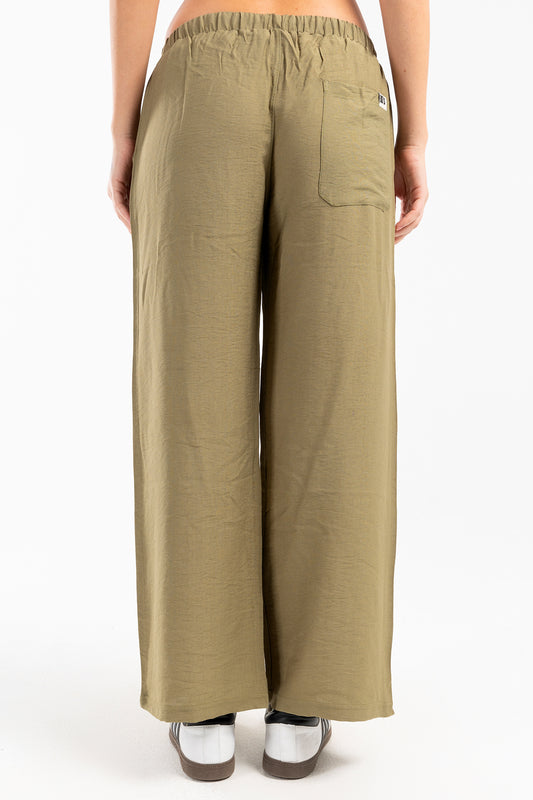 baggy linen pants - 3043