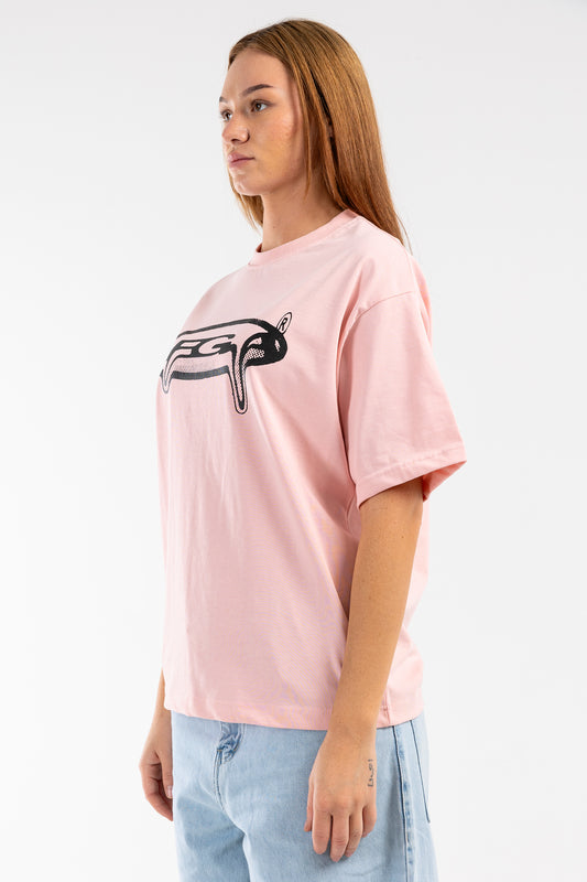 pink melt down tee - 7299