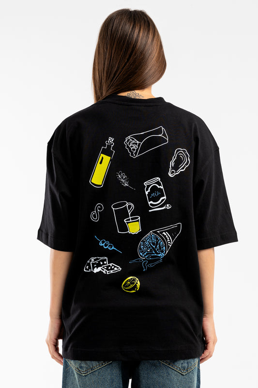 the black “taverna” tee - 7619