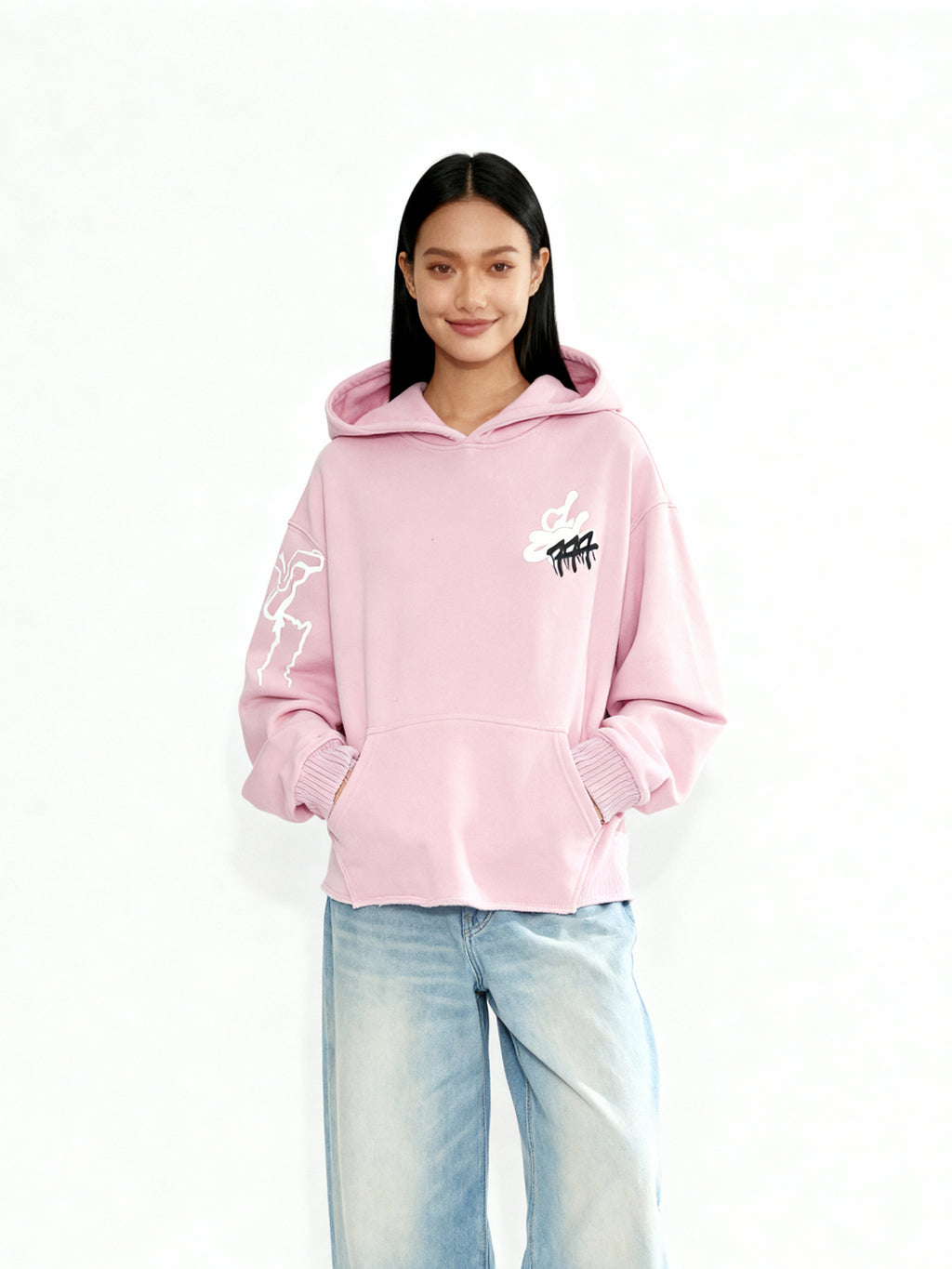 printed hoodie 11574