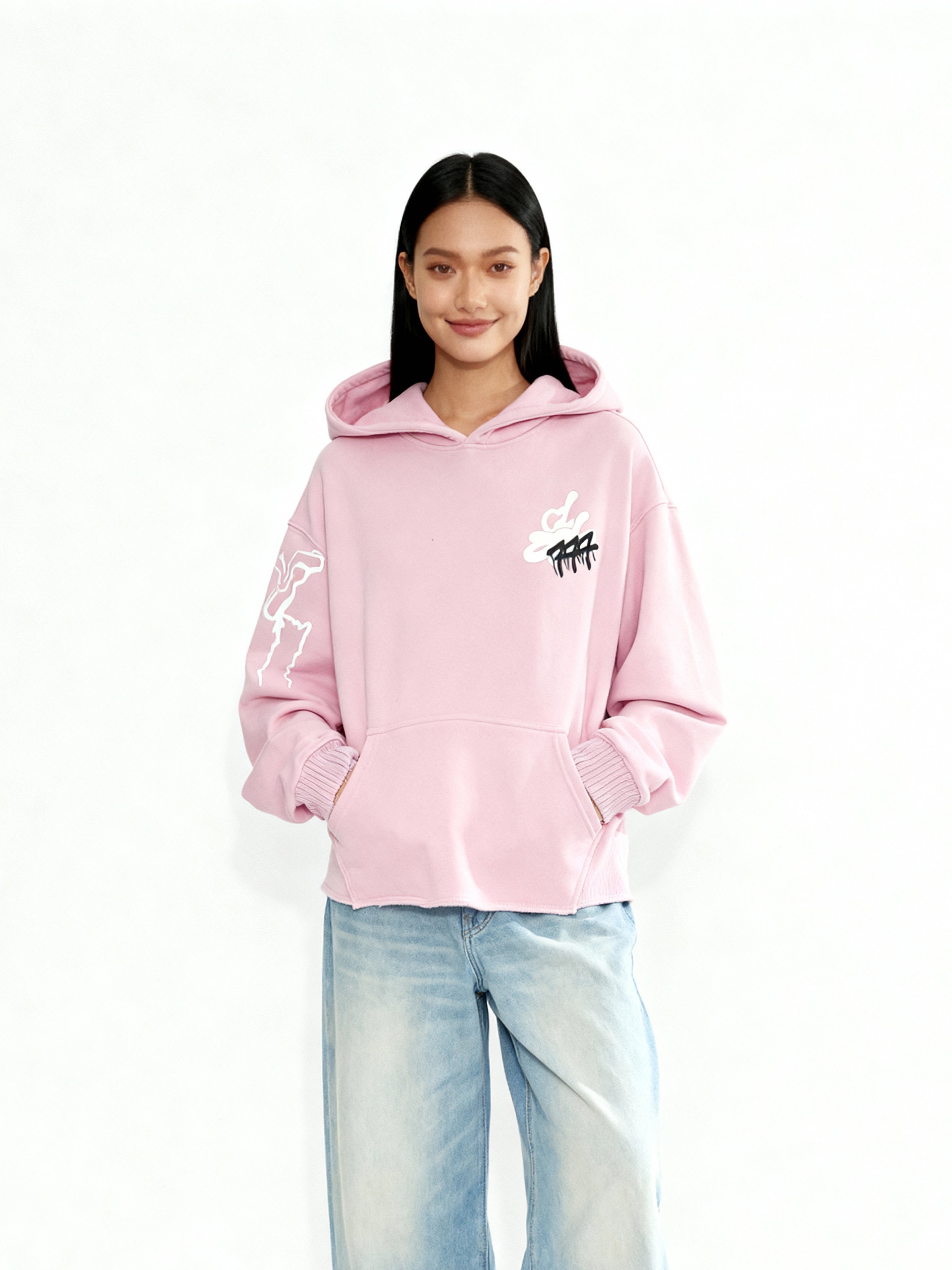 printed hoodie 11574