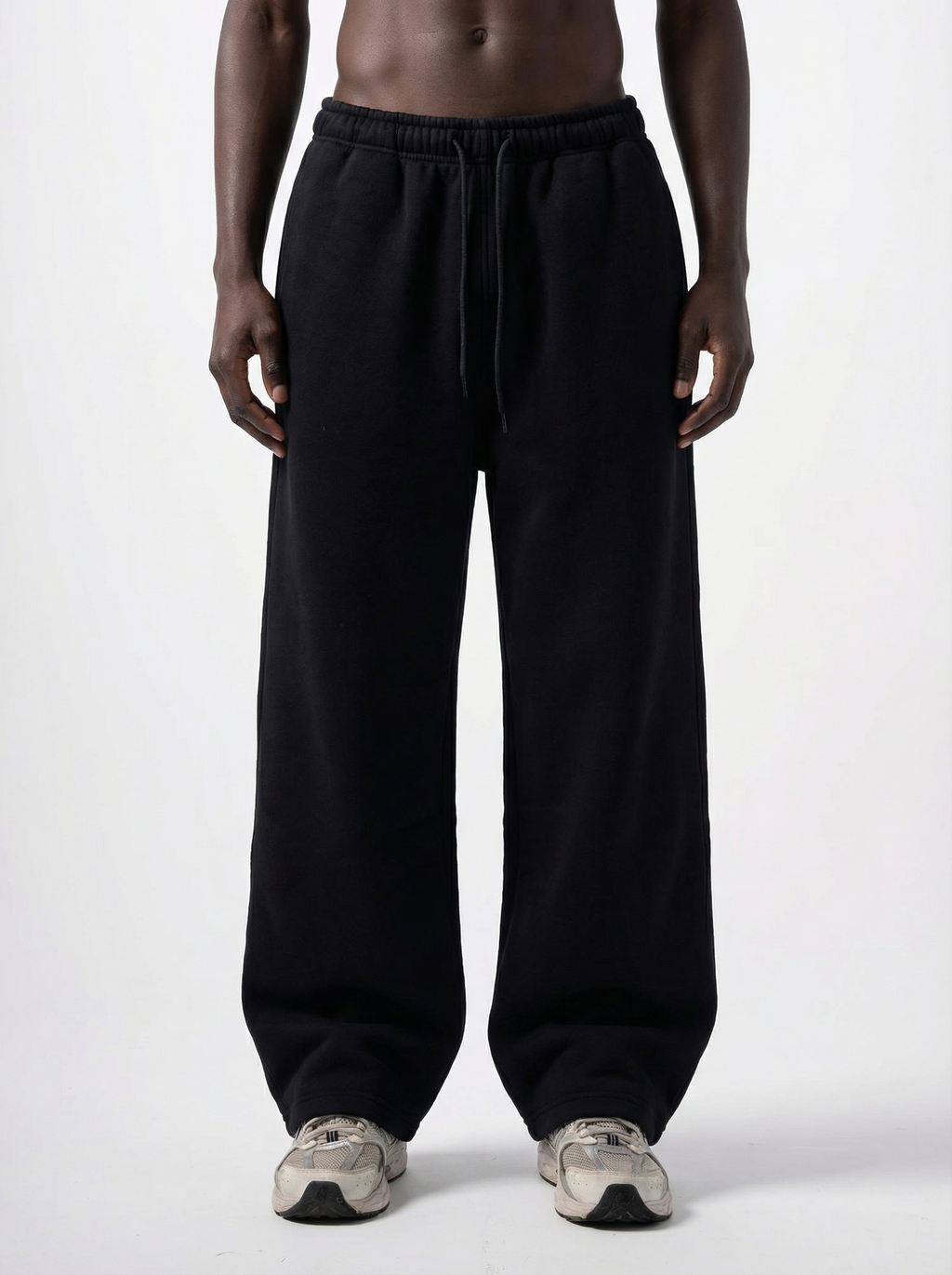 Black wide leg pant