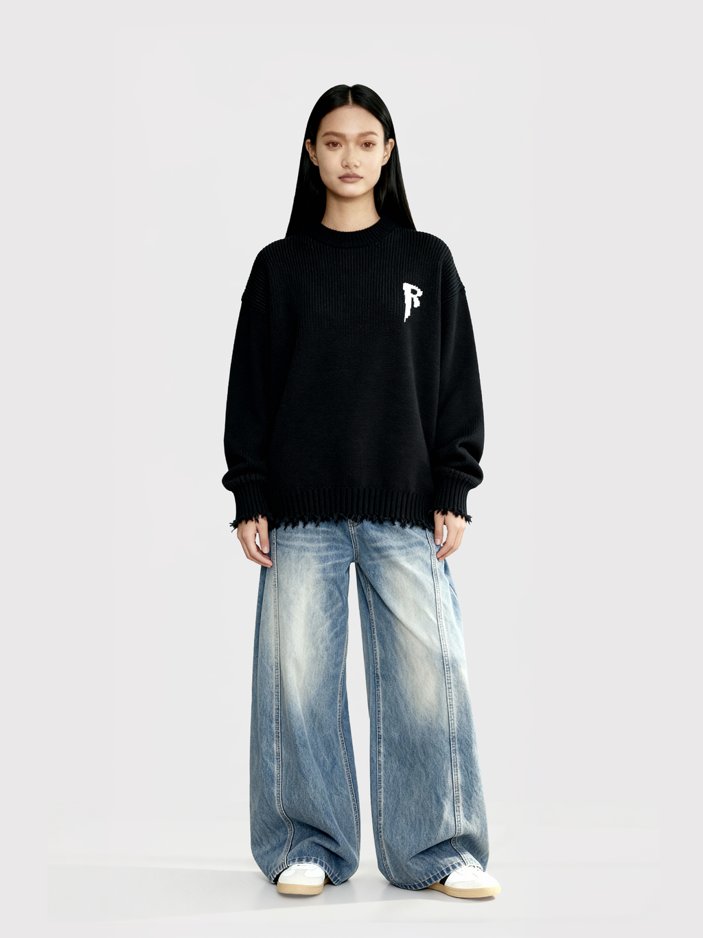 printed sweater 12057