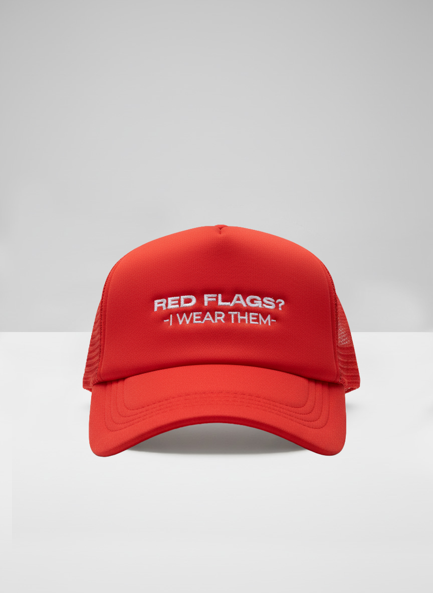 Red Flags Trucker Cap-32087