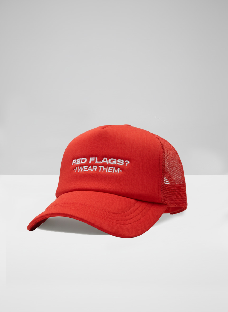 Red Flags Trucker Cap-32087