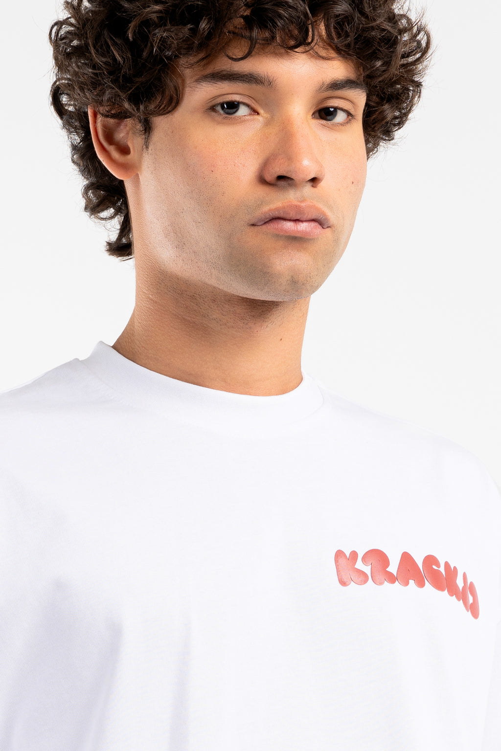 smoke white tee - 7596