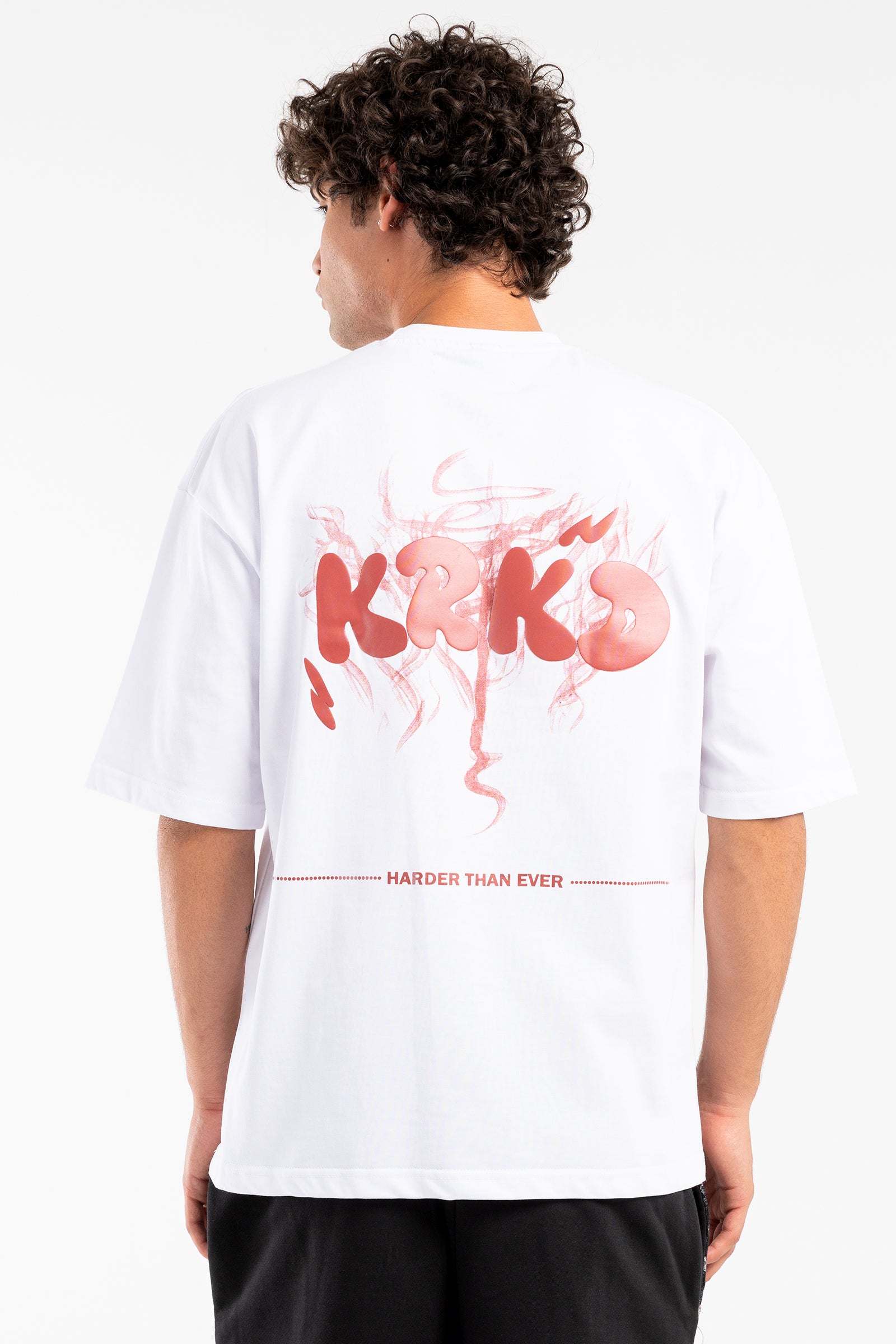 smoke white tee - 7596