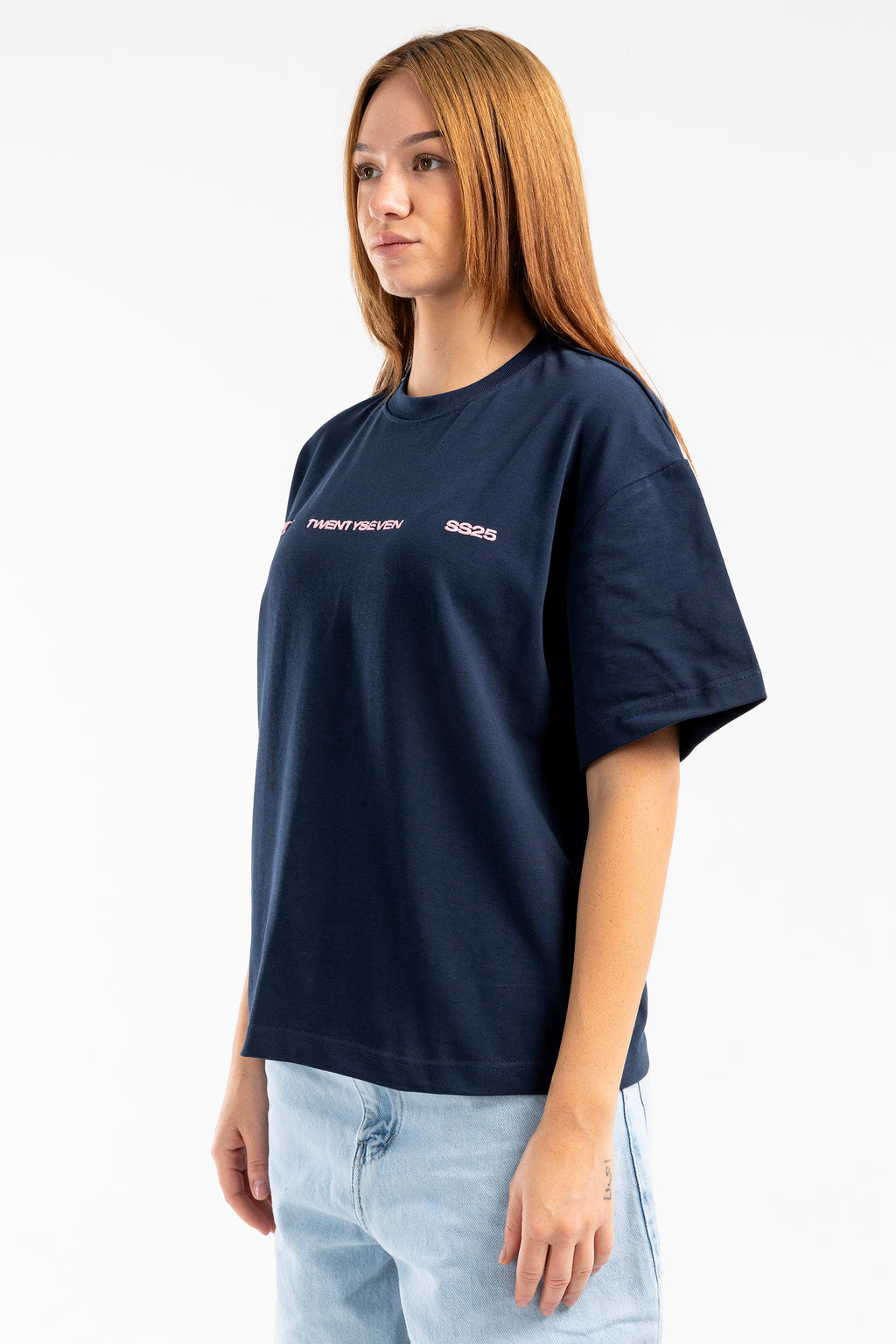Straight from cai navy tee - 7307