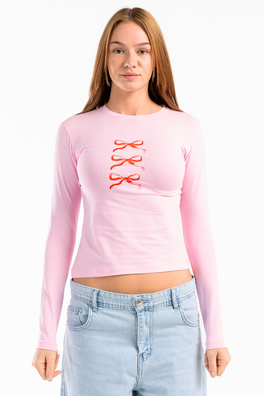 bowline long sleeve baby tee - 10022